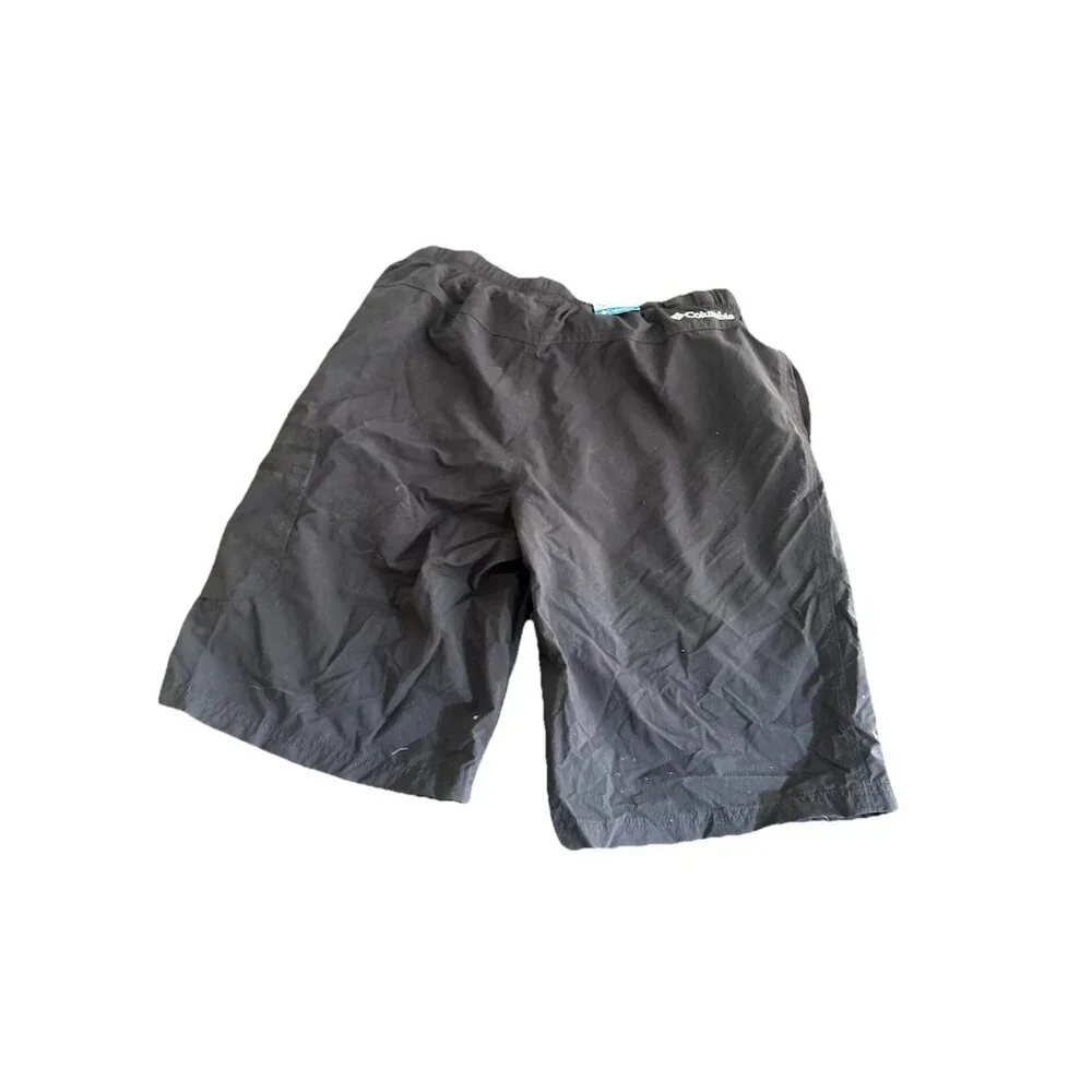 Columbia Men Black Omni Shield Sun Protection Shorts Sz Small 11” Inseam